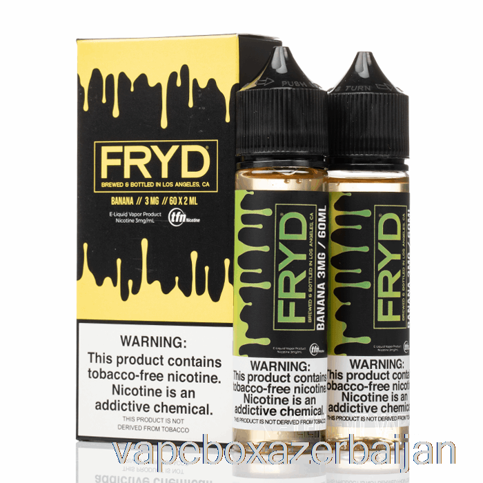 E-Juice Vape Banana - FRYD E-Liquid - 120mL 3mg